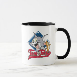 Tom And Jerry   Tom And Jerry On Baseball Diamond マグカップ