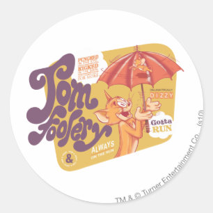 Tom and Jerry Tom Foolery ラウンドシール