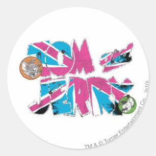 Tom and Jerry UK Overload ラウンドシール