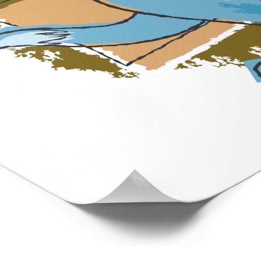 Tom Attitationロゴ ポスター (角)