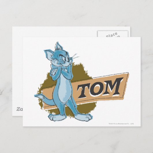 Tom Attitationロゴ ポストカード (正面/裏面)