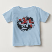 Tom Black and Red Logo ベビーTシャツ (正面)