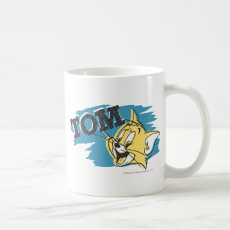 Tom Blue and Yellow Logo コーヒーマグカップ