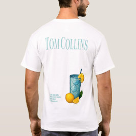 Tom Collins T-Shirt – Classic Gin Cocktail Tシャツ