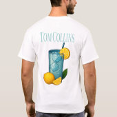 Tom Collins T-Shirt – Classic Gin Cocktail Tシャツ (裏面)