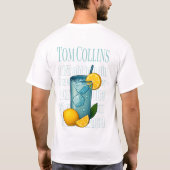 Tom Collins T-Shirt – Classic Gin Cocktail Tシャツ (裏面)
