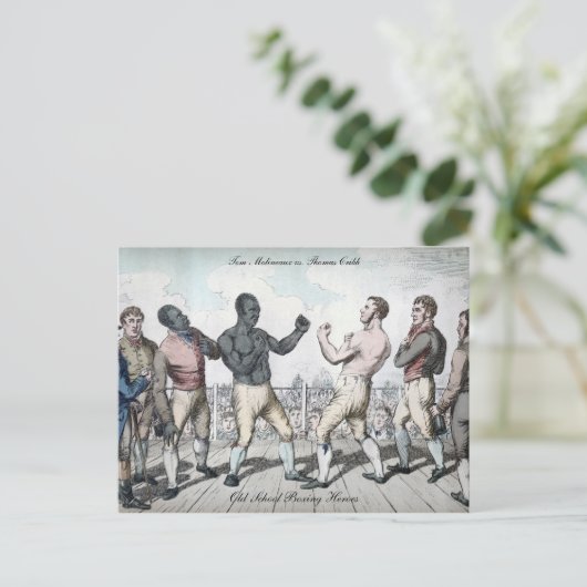 Tom Cribb vs. Thomas Molineauxポストカード ポストカード (スタンド正面)