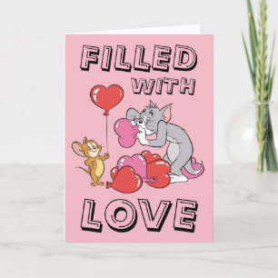 Tom & Jerry Inflate Valentine Heart Balloons シーズンカード