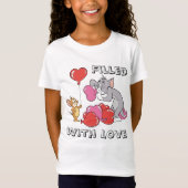 Tom & Jerry Inflate Valentine Heart Balloons Tシャツ (正面)