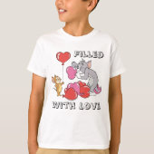 Tom & Jerry Inflate Valentine Heart Balloons Tシャツ (正面)