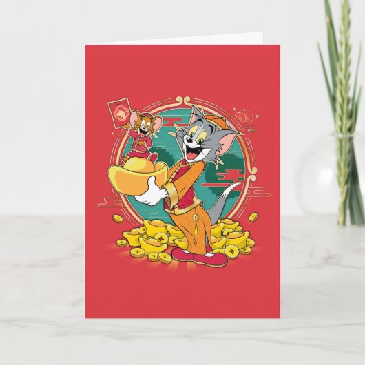 Tom & Jerry New Years Red Envelope シーズンカード (正面)
