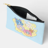 Tom、Jerry、Tuffyと一緒に楽しめるアニメドーナツ アクセサリーポーチ (見開き)