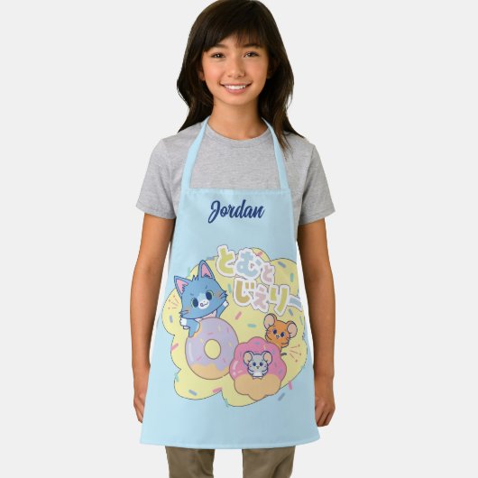 Tom、Jerry、Tuffyと一緒に楽しめるアニメドーナツ エプロン (インサイチュ)