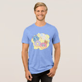 Tom、Jerry、Tuffyと一緒に楽しめるアニメドーナツ トライブレンドＴシャツ (正面全面)