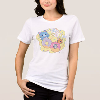 Tom、Jerry、Tuffyと一緒に楽しめるアニメドーナツ トライブレンドＴシャツ