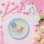 Tom、Jerry、Tuffyと一緒に楽しめるアニメドーナツ ペーパープレート (パーティー)