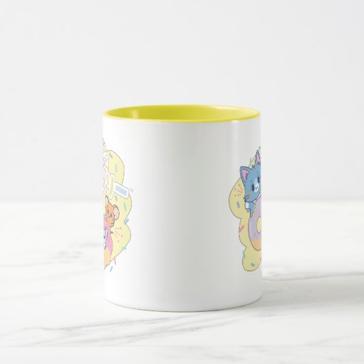 Tom、Jerry、Tuffyと一緒に楽しめるアニメドーナツ マグカップ (中央)