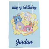 Tom、Jerry、Tuffyと一緒に楽しめるアニメドーナツ ミディアムペーパーバッグ (裏面)