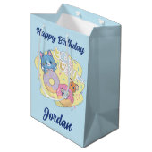 Tom、Jerry、Tuffyと一緒に楽しめるアニメドーナツ ミディアムペーパーバッグ (裏面アングル)