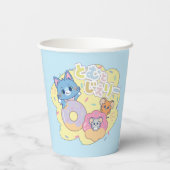 Tom、Jerry、Tuffyと一緒に楽しめるアニメドーナツ 紙コップ (裏面)