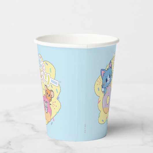 Tom、Jerry、Tuffyと一緒に楽しめるアニメドーナツ 紙コップ (右)