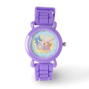 Tom、Jerry、Tuffyと一緒に楽しめるアニメドーナツ 腕時計