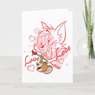 Tom & Jerry Valentine Painting シーズンカード