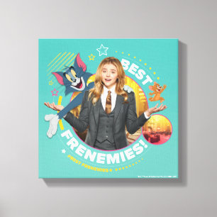 Tom & Jerry With Kayla -フレネミーズ キャンバスプリント