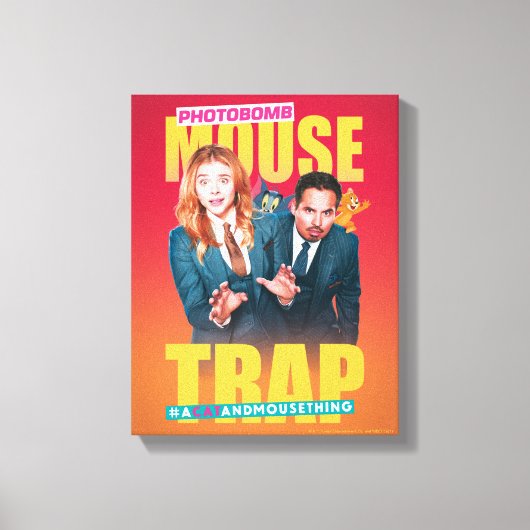 Tom & Jerry With Kayla and Terrance – マウストラップ キャンバスプリント (正面)