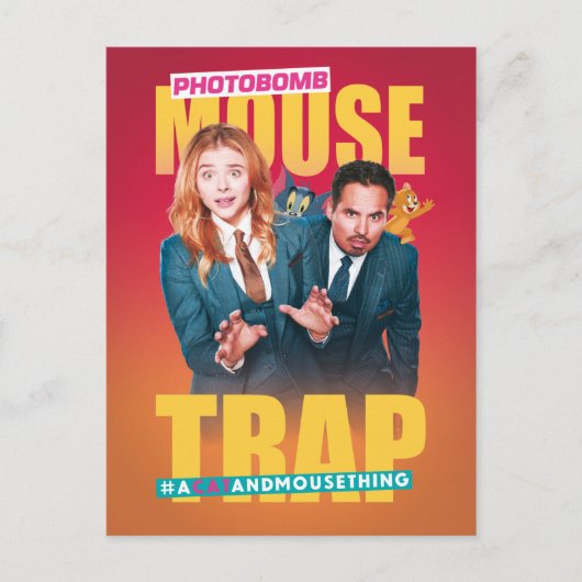 Tom & Jerry With Kayla and Terrance – マウストラップ ポストカード (正面)
