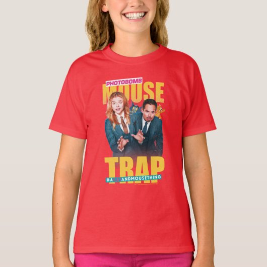 Tom & Jerry With Kayla and Terrance -マウストラップ Tシャツ (正面)