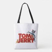 Tom & Jerry With Movie Logo トートバッグ (裏面)