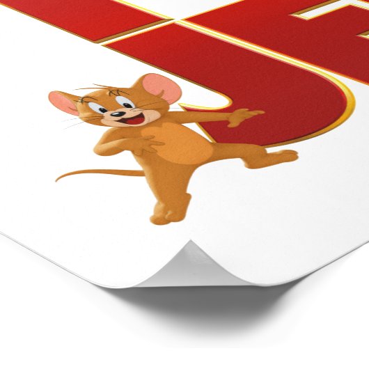 Tom & Jerry With Movie Logo ポスター (角)