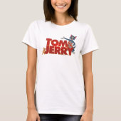 Tom & Jerry With Movie Logo Tシャツ (正面)