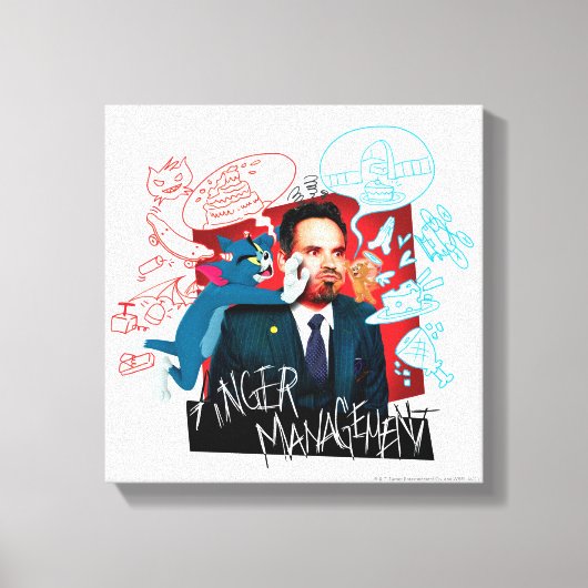 Tom & Jerry With Terrance - Anger Management キャンバスプリント (正面)
