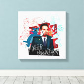 Tom & Jerry With Terrance - Anger Management キャンバスプリント (インサイチュ (ウッドフロア))