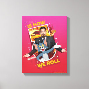 Tom & Jerry With Terrance - This 転が How  W キャンバスプリント