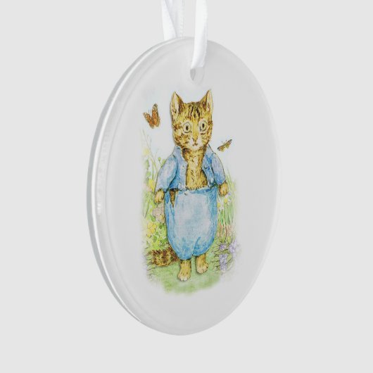 Tom Kitten in his Blue Suit by Beatrix Potter オーナメント (正面)