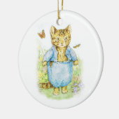 Tom Kitten in his Blue Suit by Beatrix Potter セラミックオーナメント (左)