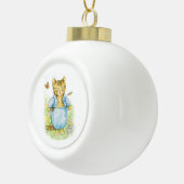 Tom Kitten in his Blue Suit by Beatrix Potter セラミックボールオーナメント (右)