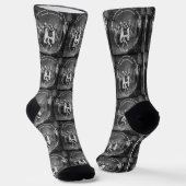 Tom Lost His Reason All Together Burns Night Grey ソックス (傾斜あり)