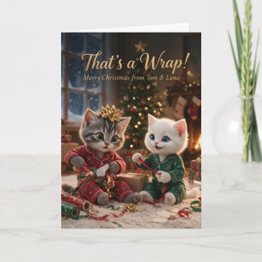 Tom & Luna それでおしまい クリスマスカード (正面)