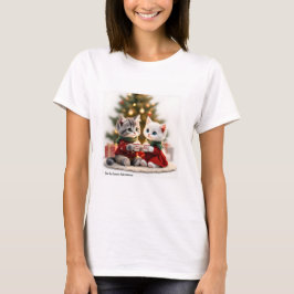 Tom & Luna – もこもこクリスマスココアTシャツ Tシャツ