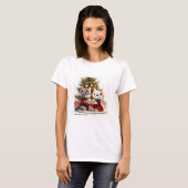 Tom & Luna – もこもこクリスマスココアTシャツ Tシャツ (正面フル)