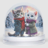 Tom & Luna 2025 Aurora Snow Globe (正面)