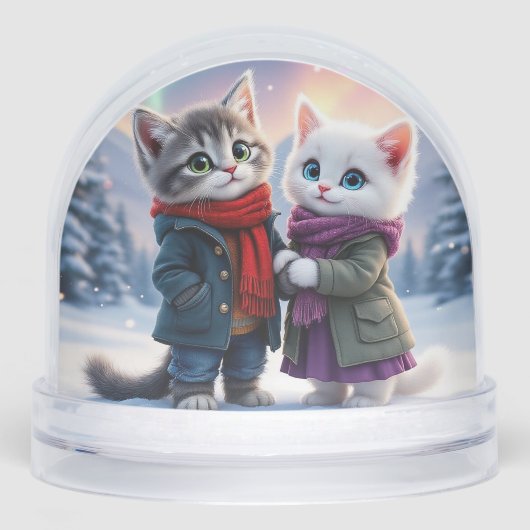 Tom & Luna 2025 Aurora Snow Globe (正面)