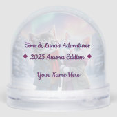 Tom & Luna 2025 Aurora Snow Globe (裏面)