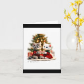 Tom Luna Cozy Christmas Cocoa  カード (黄色い花)