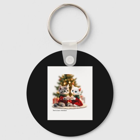 Tom Luna Cozy Christmas Cocoa キーホルダー (正面)