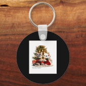 Tom Luna Cozy Christmas Cocoa キーホルダー (正面)